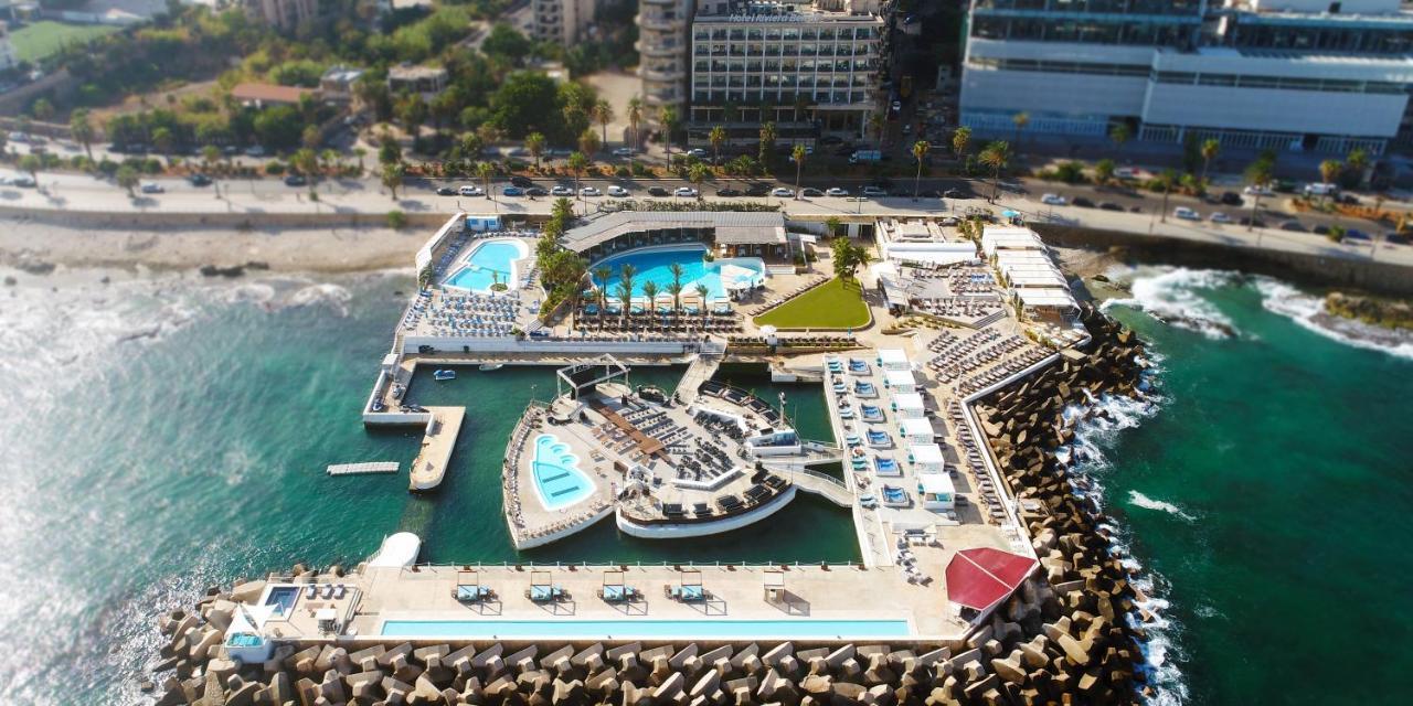 Riviera Hotel And Beach Lounge, Beirut Eksteriør billede